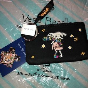 Vera Bradley Harry Potter Dobby Zip Card Case